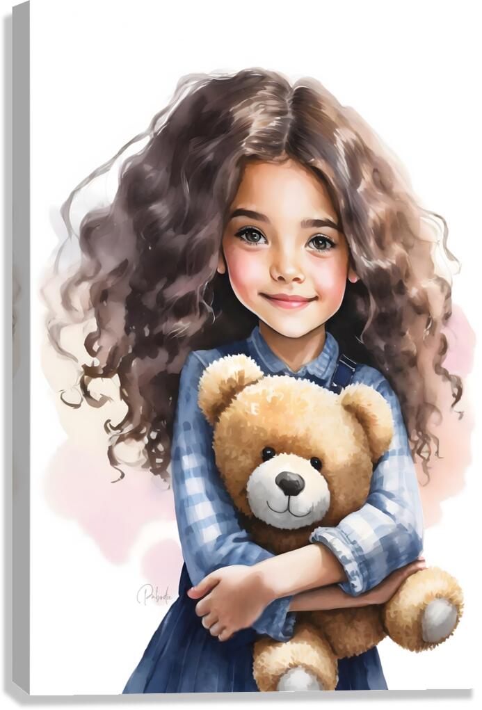 Teddy Bear Love  Canvas Print
