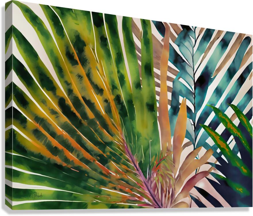 Tropical Palms II  Canvas Print