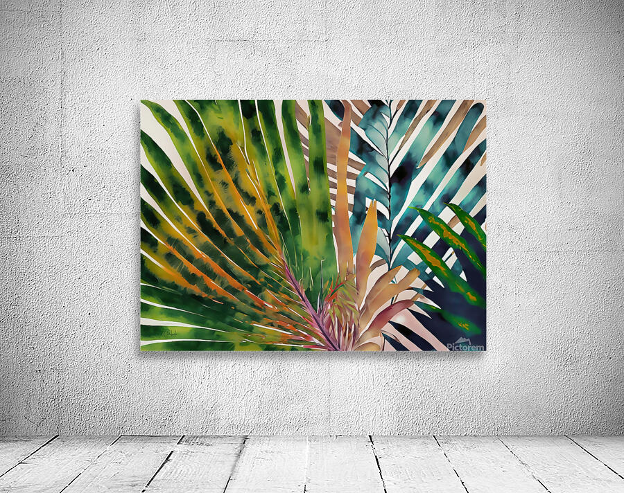 Tropical Palms II by Pabodie Art