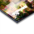 Flower Filled Cobblestone Alley Acrylic print