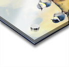 Baby Chickadees on a Branch Acrylic print