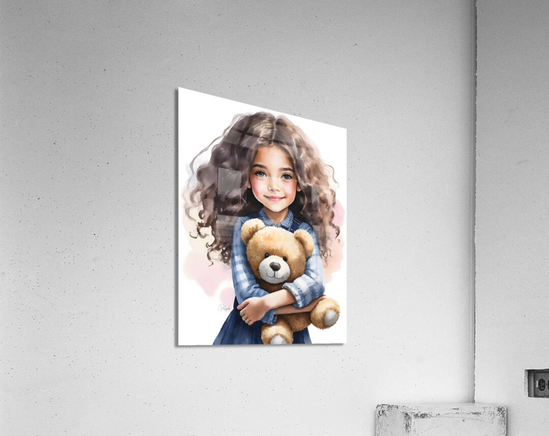 Teddy Bear Love Acrylic Print