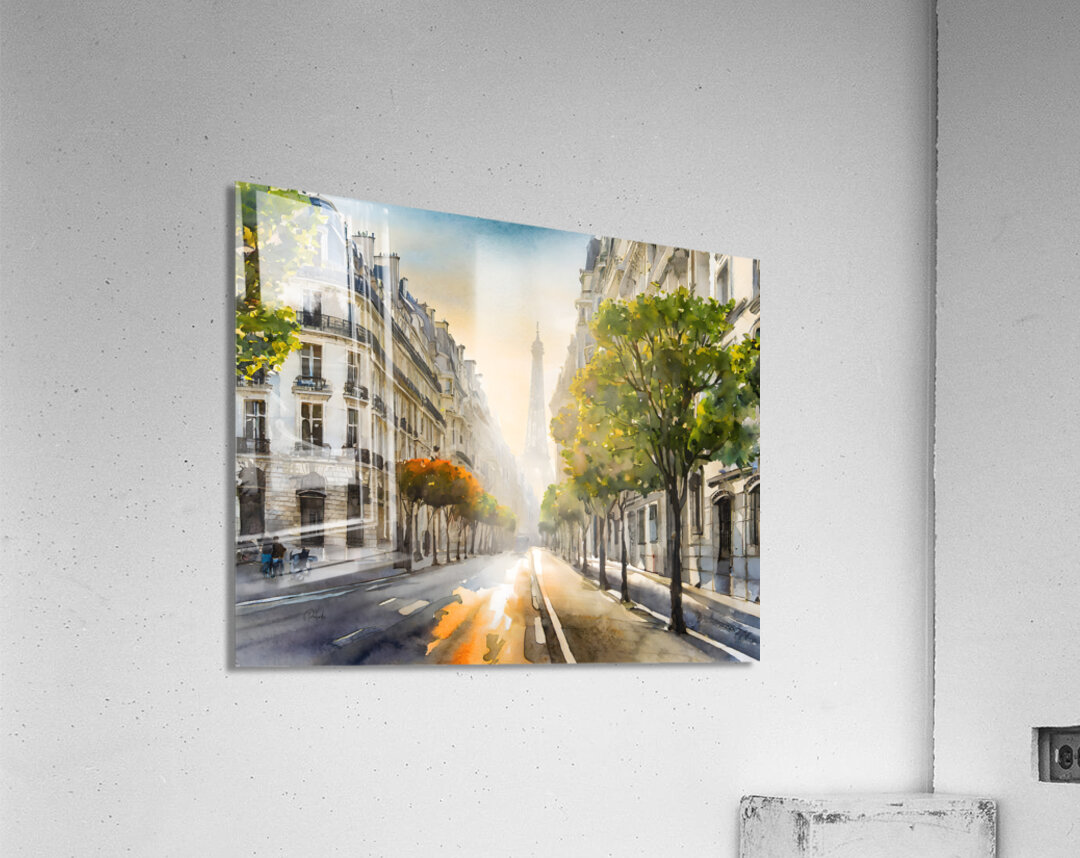 A Paris Morning Acrylic Print