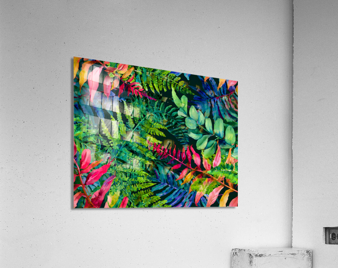 Tropical Leaves IV Acrylic Print
