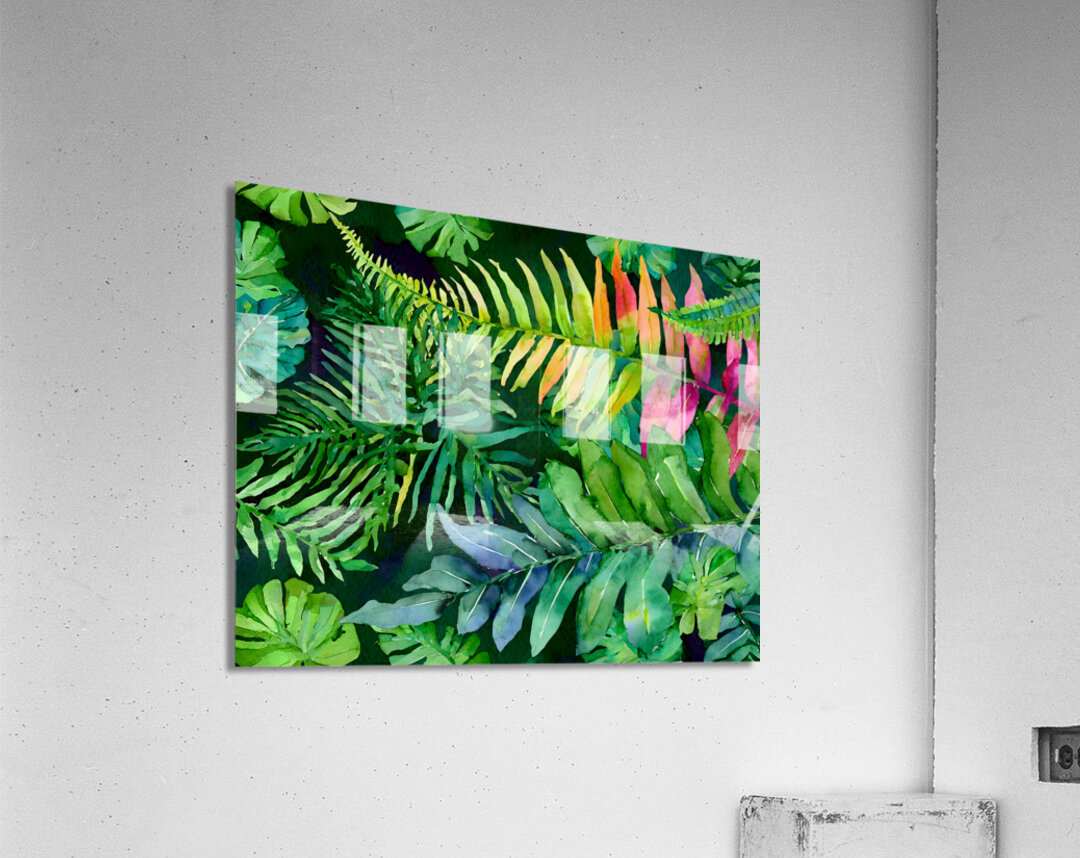 Tropical Leaves III Acrylic Print