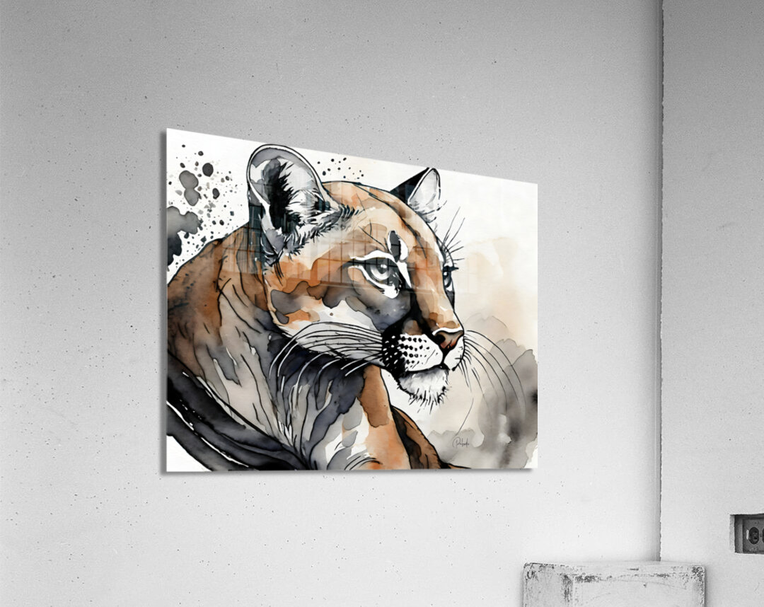 Courageous Cougar Acrylic Print