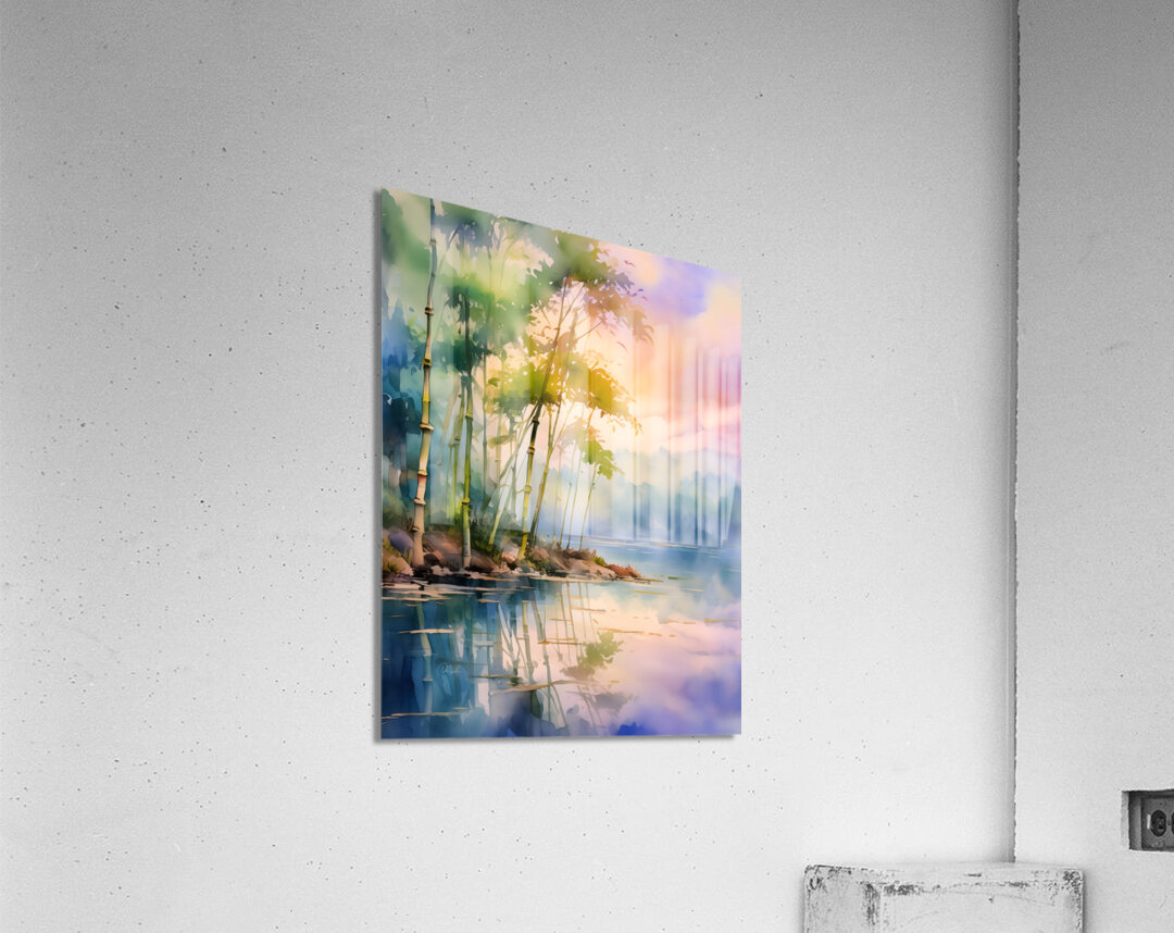Bamboo Shoreline Acrylic Print
