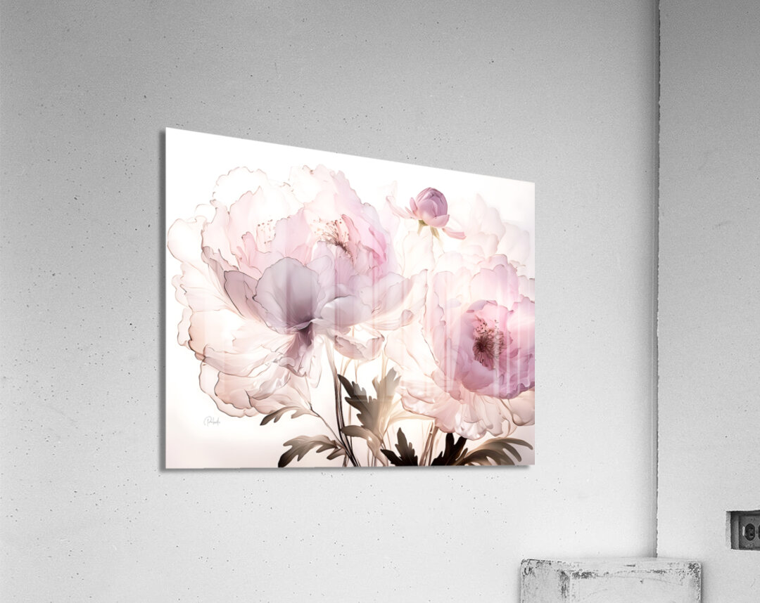 Peonies In Pink Acrylic Print