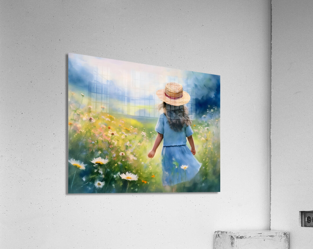 Among The Wildflowers Acrylic Print