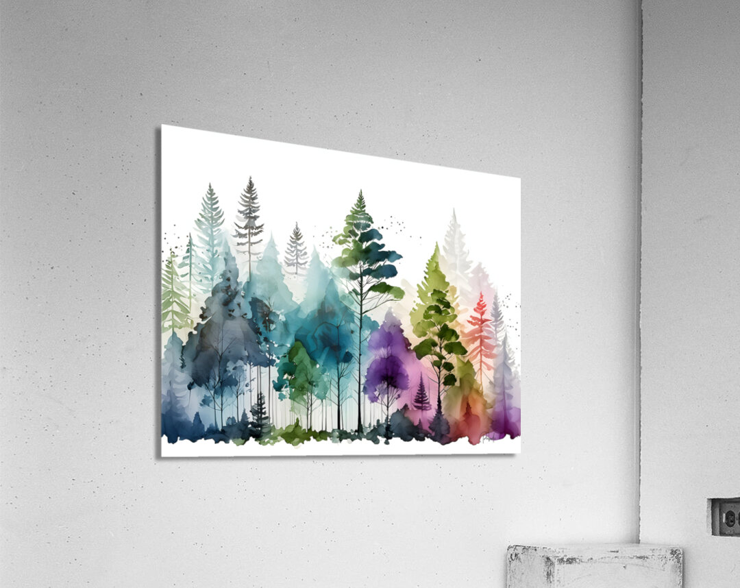 A Forest Of Colors Acrylic Print