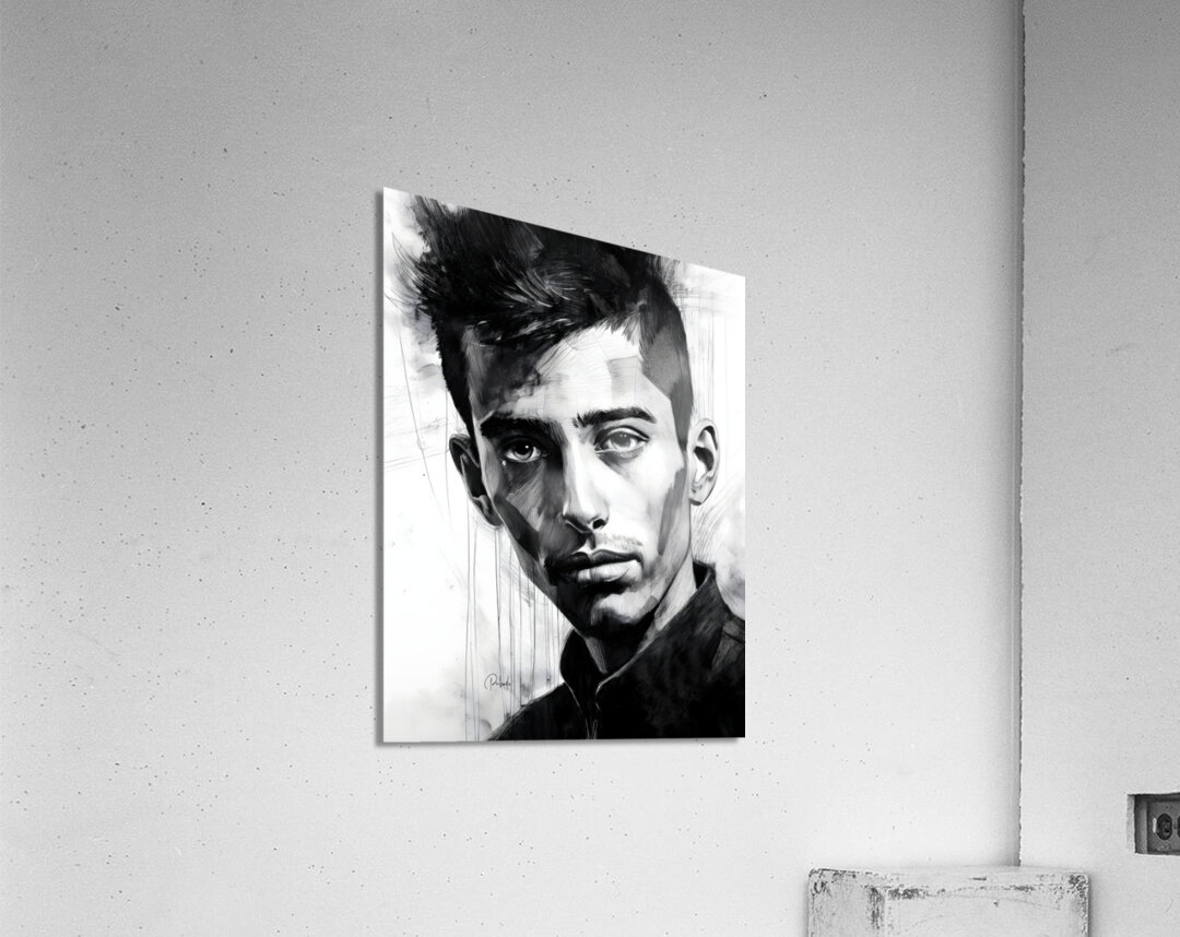 Angular Face Acrylic Print