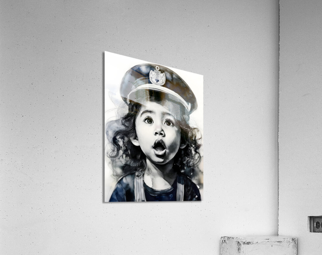 Captain Of Her Ship Acrylic Print