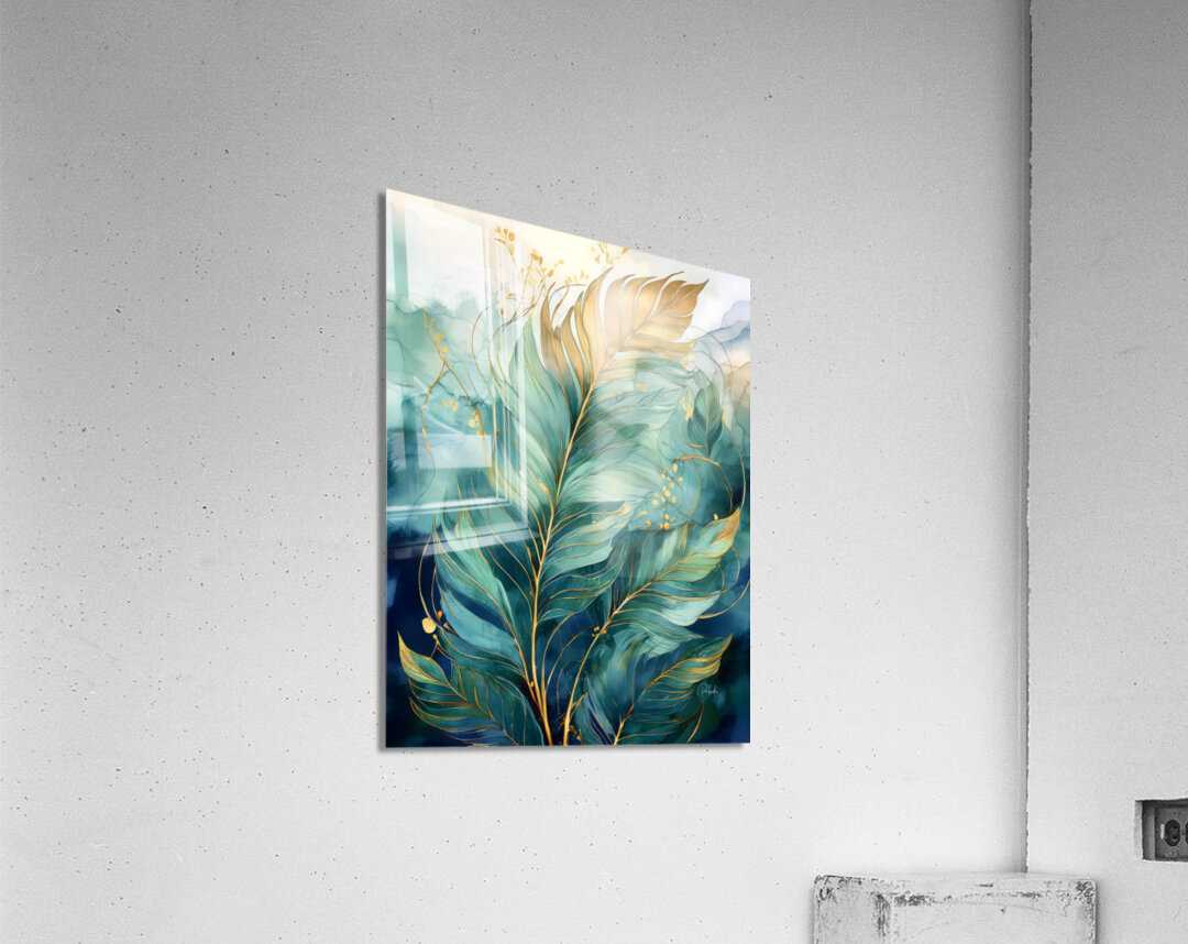 Flowing Palms Acrylic Print