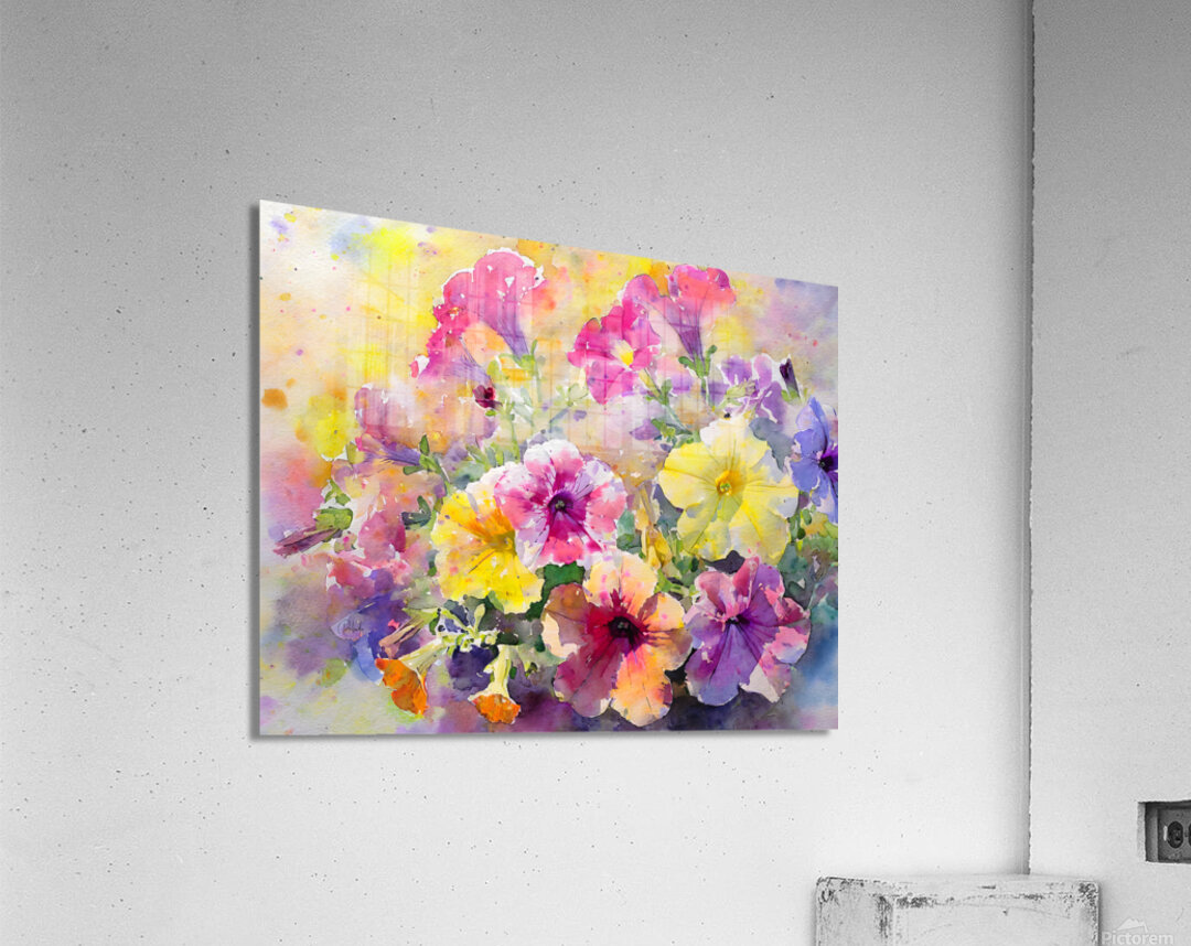 Petunia Party Acrylic Print