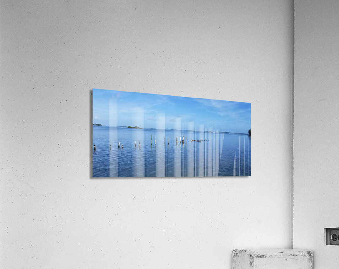 Dock of Better Days Acrylic Print