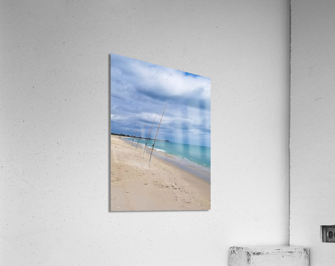 Shorefishing Acrylic Print