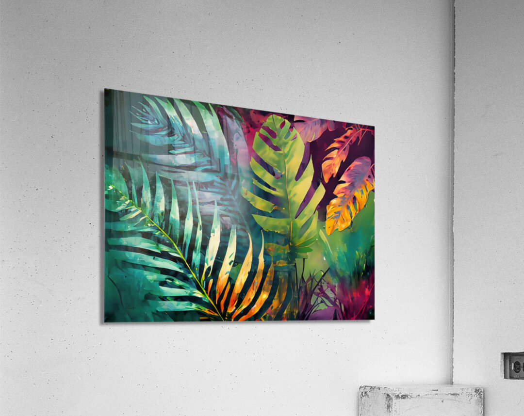 Tropical Palms IV  Acrylic Print 