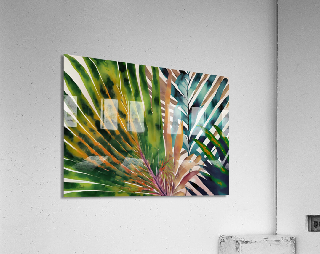 Tropical Palms II Acrylic Print