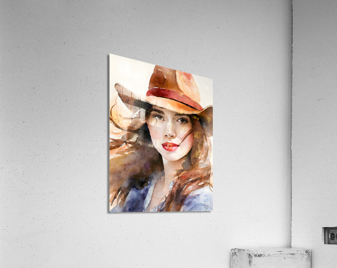 Rebecca - A Brown Eyed Girl Acrylic Print