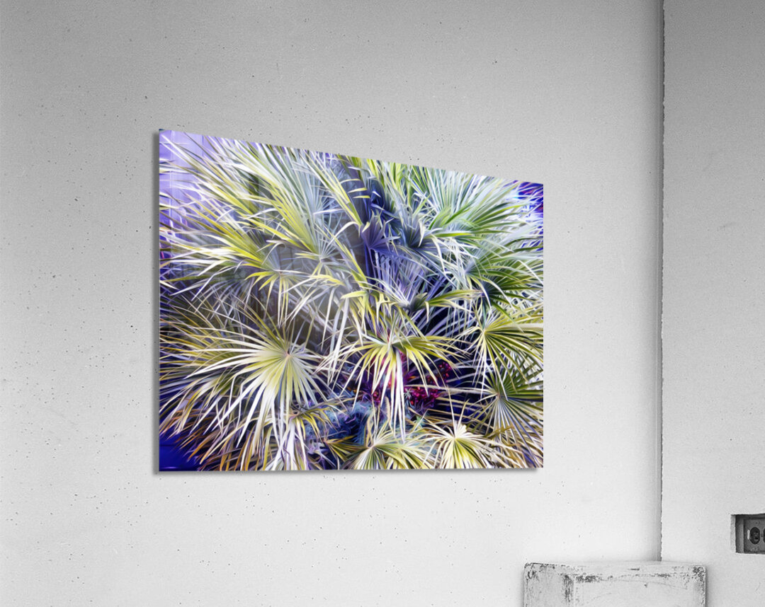 Palms & Berries Acrylic Print