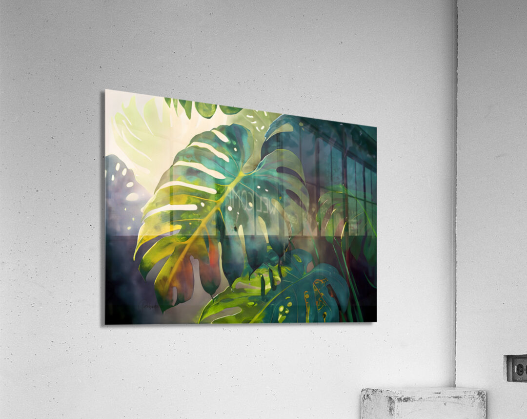 Philodendron Fronds II Acrylic Print