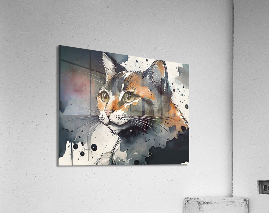 The Classic Cat Stare Acrylic Print