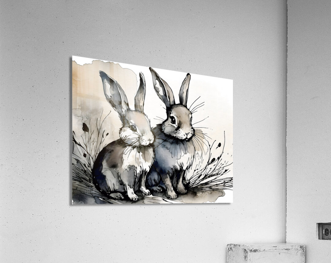 Bunny Buddies Acrylic Print
