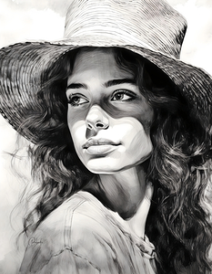 A Womans Casual Glance