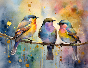 Birds In The Golden Hour