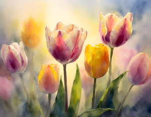 Luminous Tulips