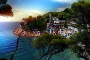 Sunrise Over The Island Cove