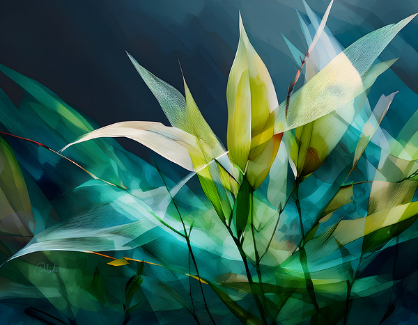 Geometric Bamboo Digital Download