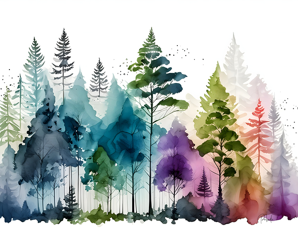 A Forest Of Colors Digital Download