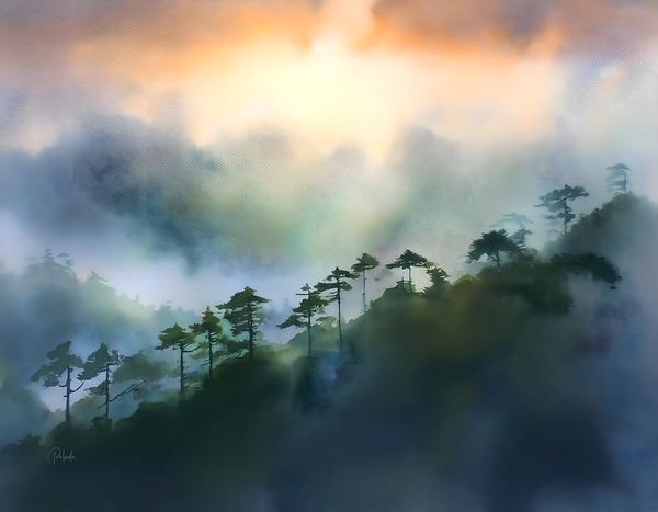 The Steep Climb Print