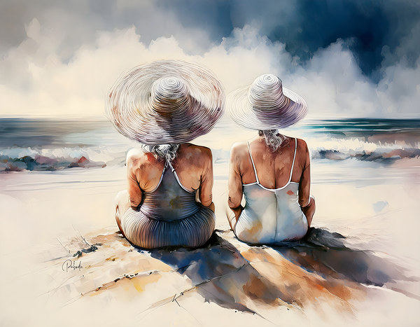 Beach Meditation Print