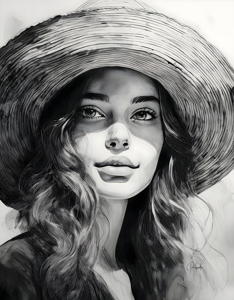 A Young Beauty Print