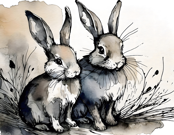 Bunny Buddies Print