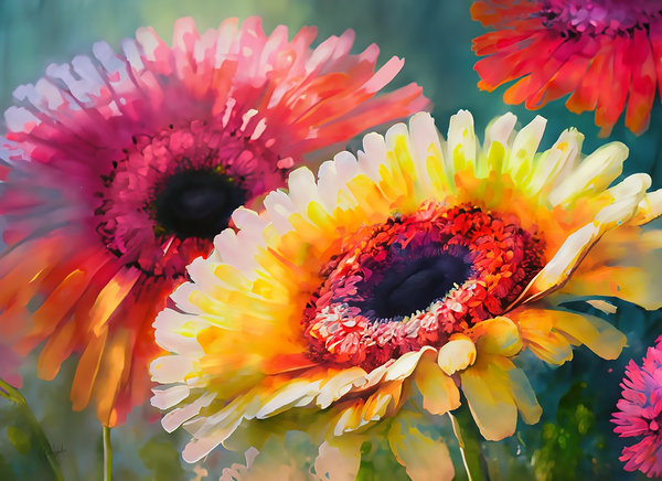 Gerbera Daisies I Digital Download
