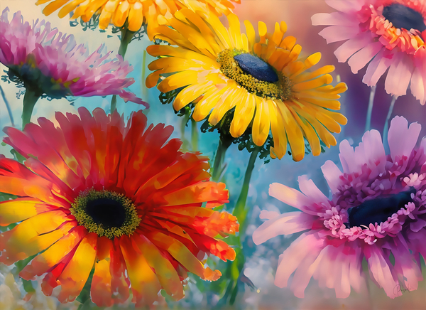 Gerbera Daises II Digital Download