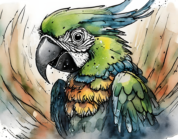Polly Parrot by Pabodie Art