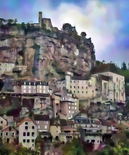 Rocamadour Village in France Digital Download