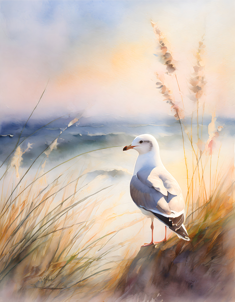 Seagull Perch Digital Download