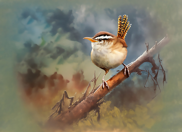 Sweet Carolina Wren Digital Download