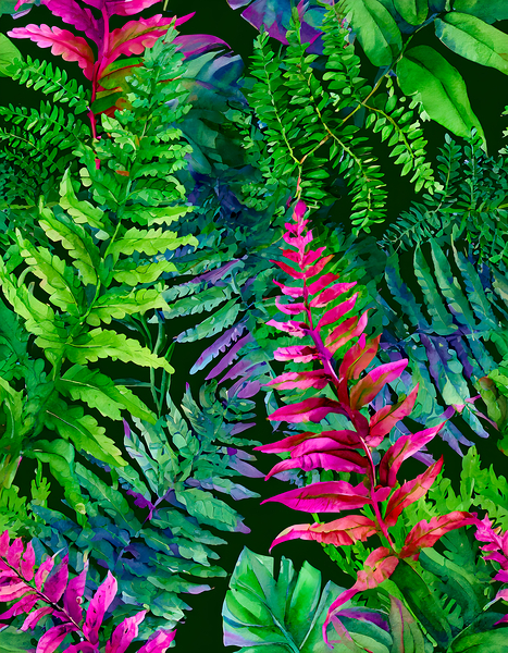 Tropical Leaves II Print