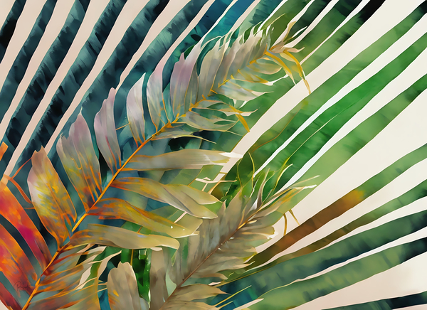 Tropical Palms I by Pabodie Art