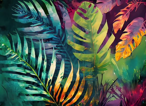 Tropical Palms IV Print