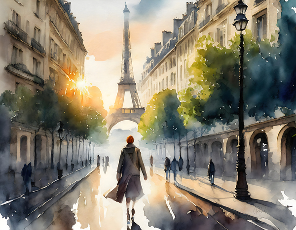 Walking The Streets of Paris Digital Download