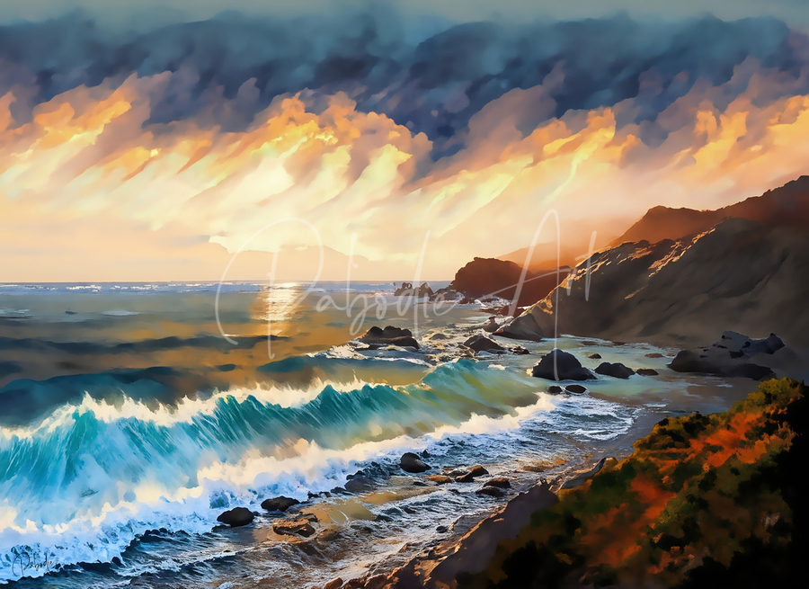 Big Sur California Coastline  Print