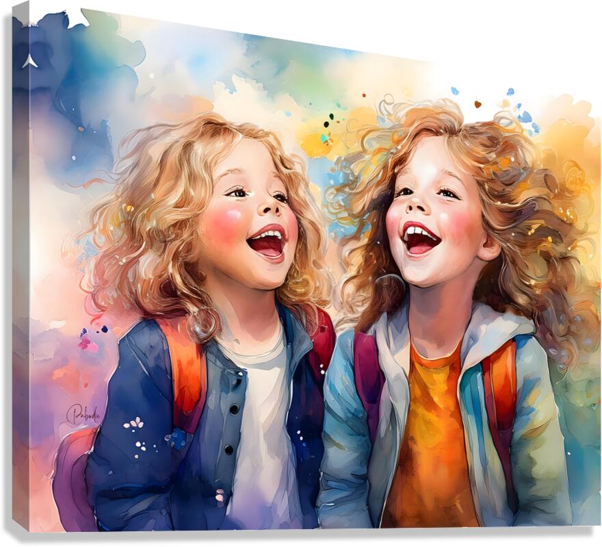 The Sound of Children Laughing Canvas Print