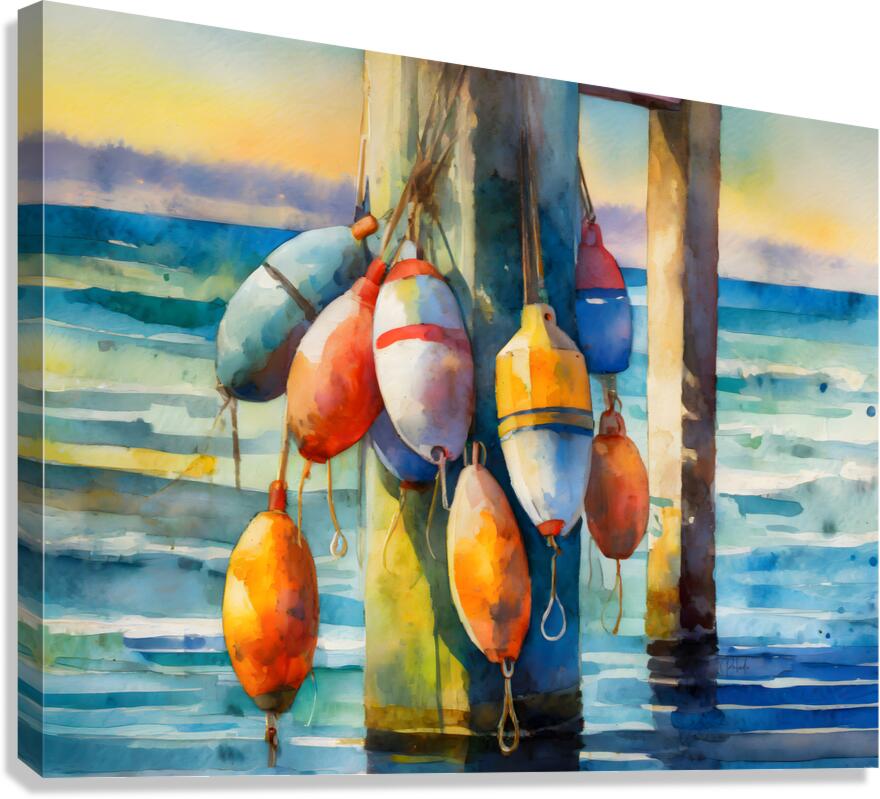 The Buoys of Summer Canvas print